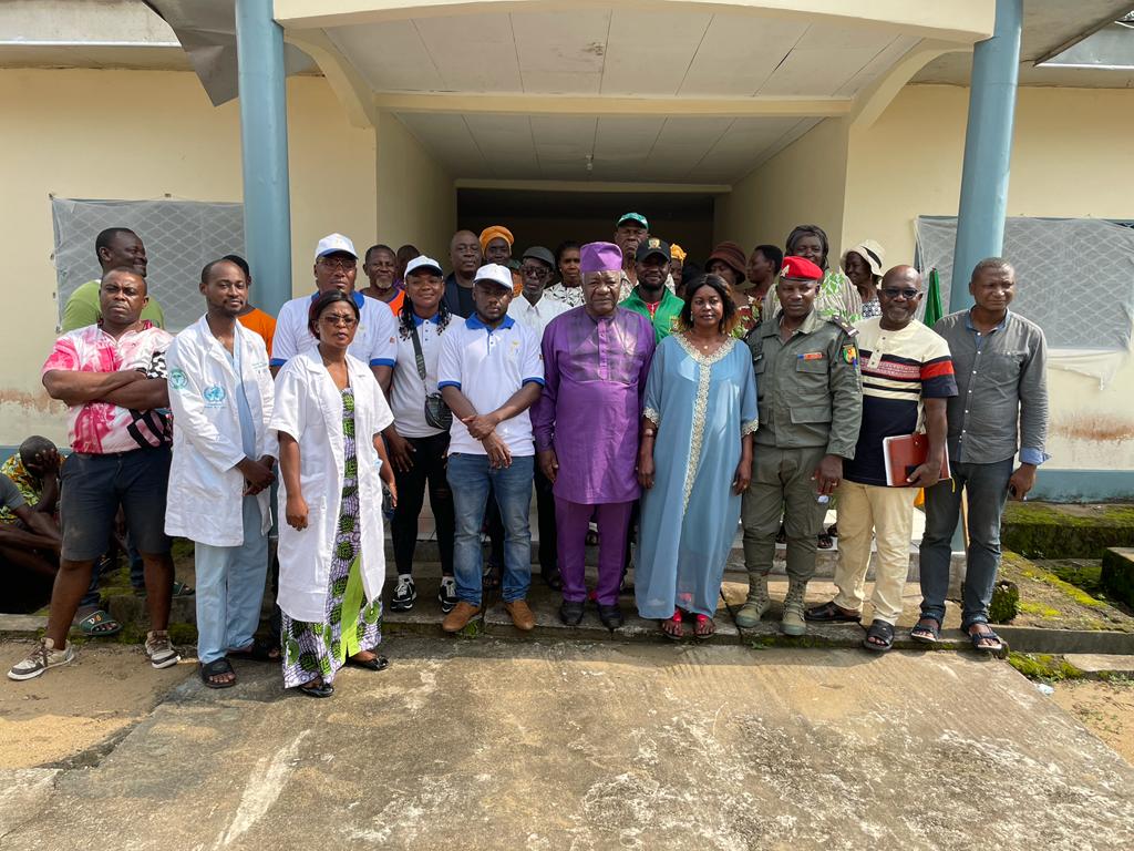 Électrification de l’hôpital de district à partir de l’énergie solaire dans la localité de Manoka